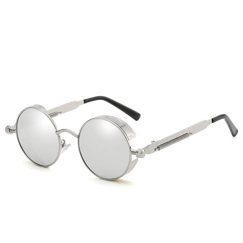 BowLift | Vintage Round Steampunk Sunglasses Polarized UV400