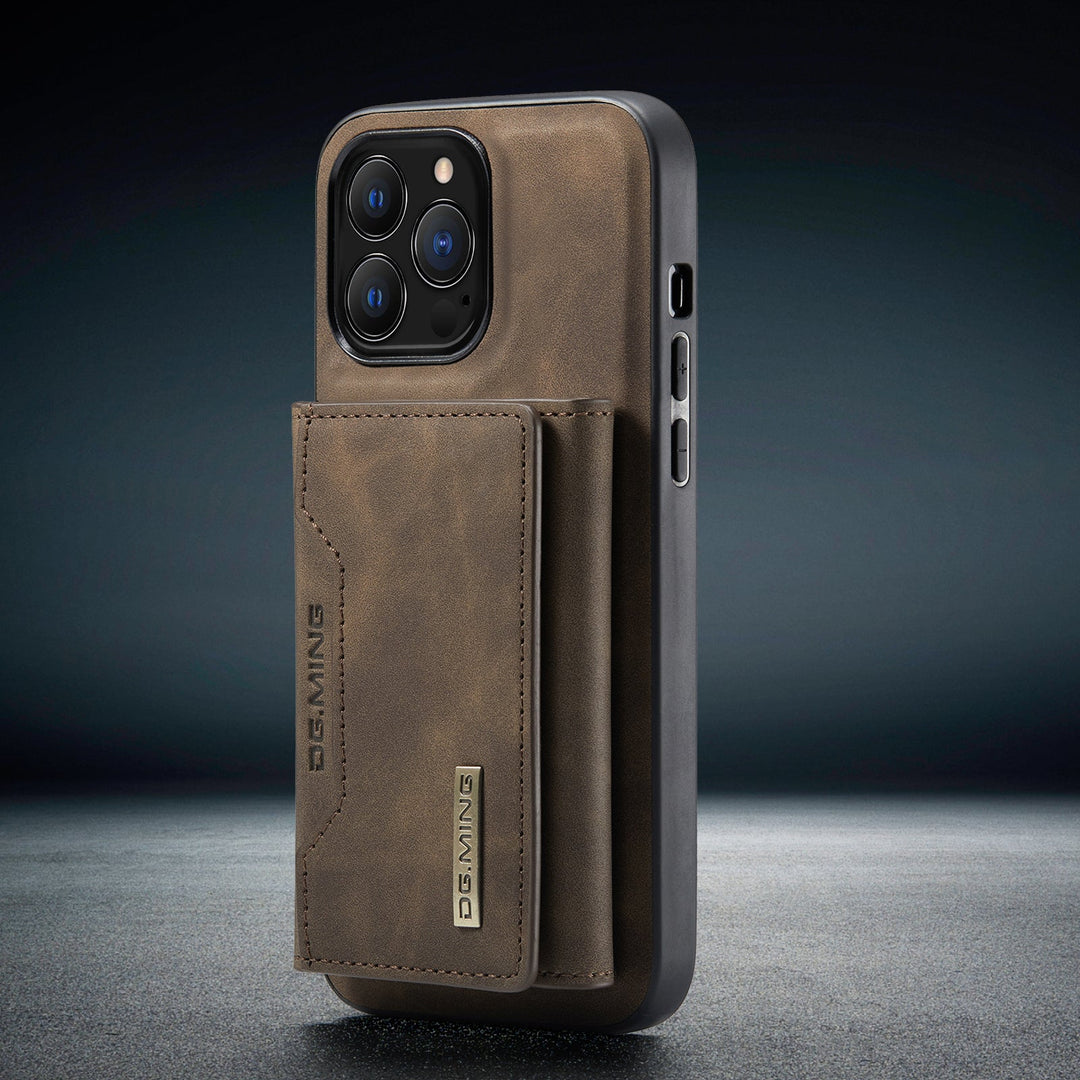 BowLift | 2 in 1 detachable leather wallet case for iPhone