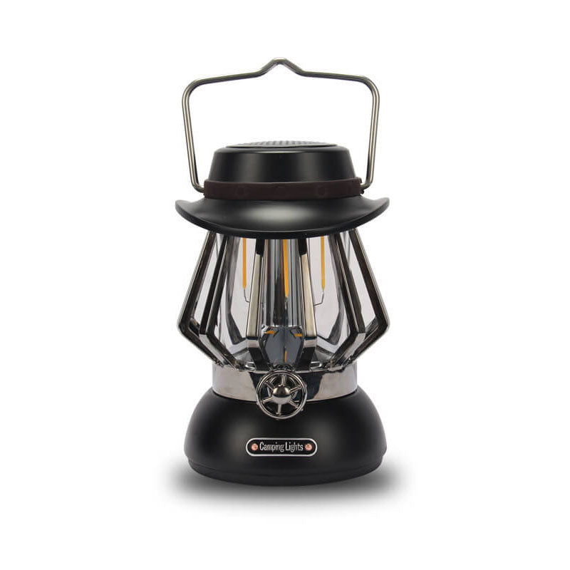 Modern Handheld Metal Texture Camping LED Outdoor Light | Bowlift