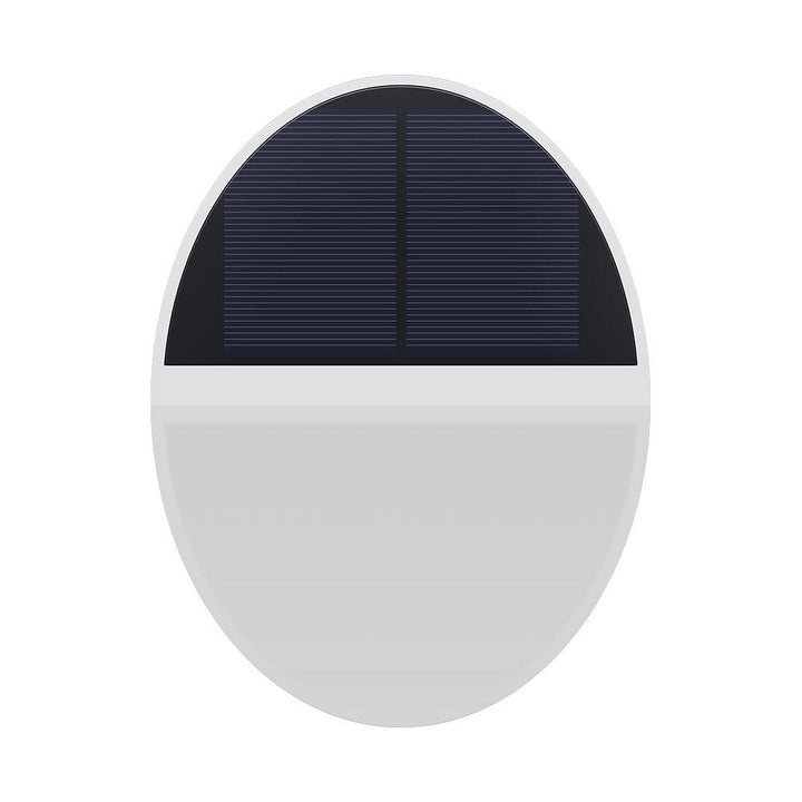Solar Outdoor Waterproof Round Flat Body Radar Sensor LED Wall Sconce Lamp | Bowlift