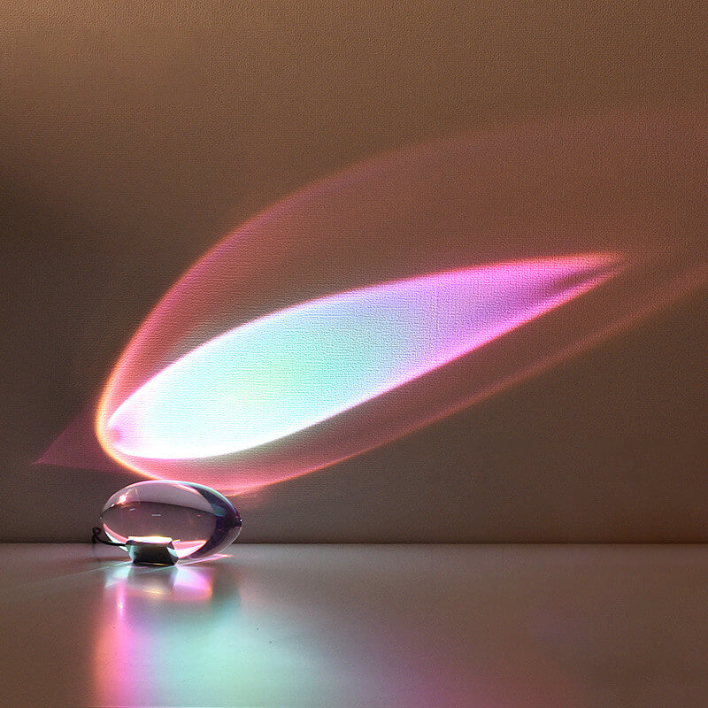 BowLift | Creative Crystal Projection Angel Eyes LED Table Lamp