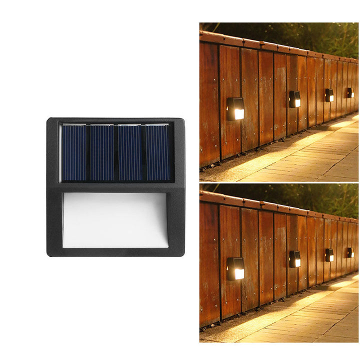 Outdoor Solar Round Square LED Waterproof Patio Step Light | Bowlift