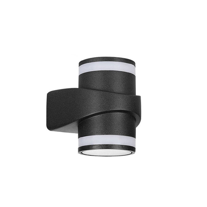 Modern Cylindrical Die-Cast Aluminum LED Waterproof Outdoor Garden Wall Light | Bowlift