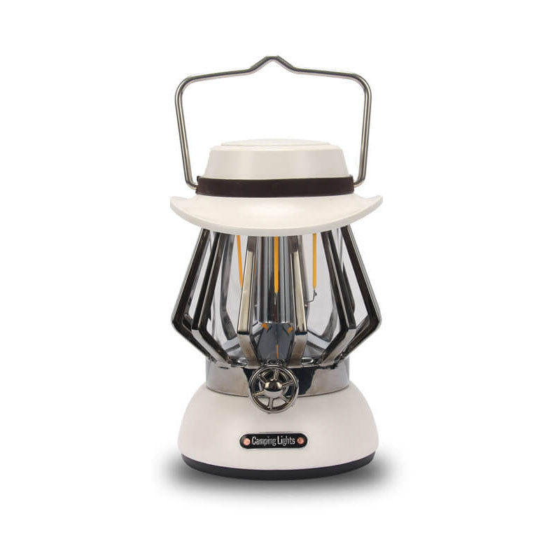 Modern Handheld Metal Texture Camping LED Outdoor Light | Bowlift