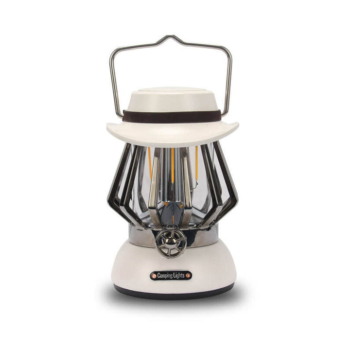 Modern Handheld Metal Texture Camping LED Outdoor Light | Bowlift