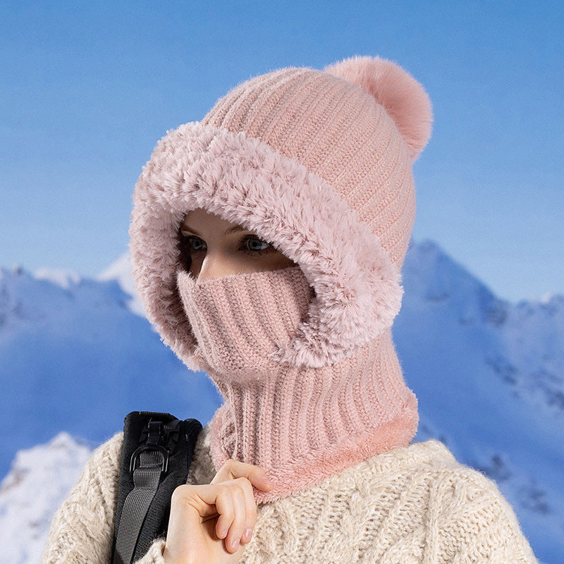 Women's knitted hat in autumn and winter | Bowlift