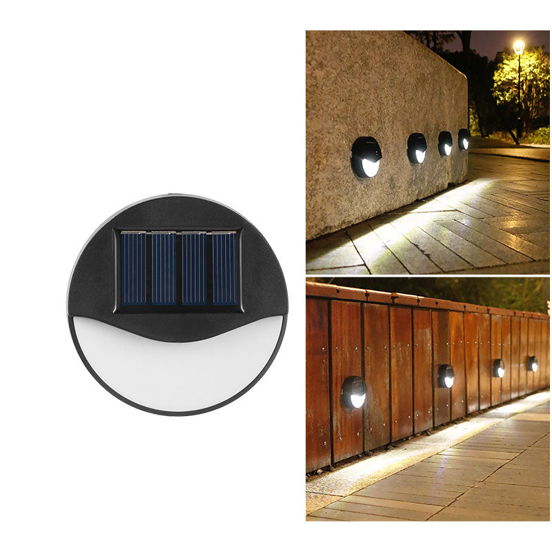 Outdoor Solar Round Square LED Waterproof Patio Step Light | Bowlift