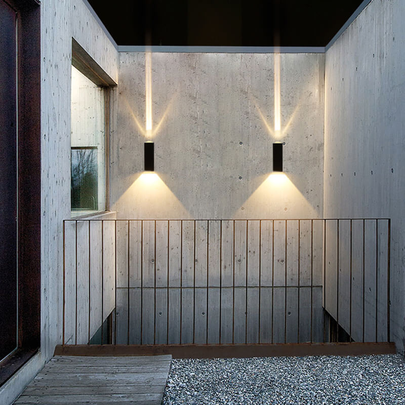 BowLift | Modern Waterproof LED Outdoor Wall Light – Rectangular Aluminium Fixture