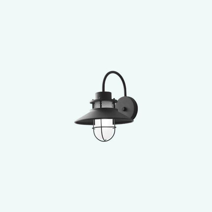 Outdoor Waterproof Iron Body 1-Light Outdoor Wall Sconce Lamp | Bowlift