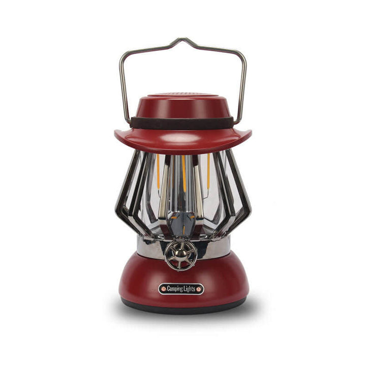 Modern Handheld Metal Texture Camping LED Outdoor Light | Bowlift