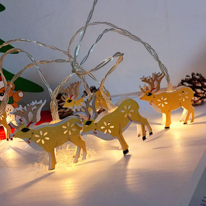 BowLift | Christmas Decorative String Light Painted Bells Elk Battery Box LED Light String Light