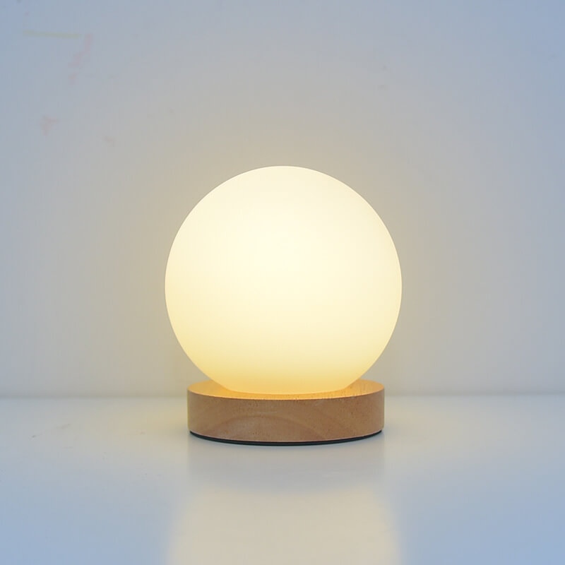BowLift | Modern Minimalist Round USB rechargeable LED table lamp