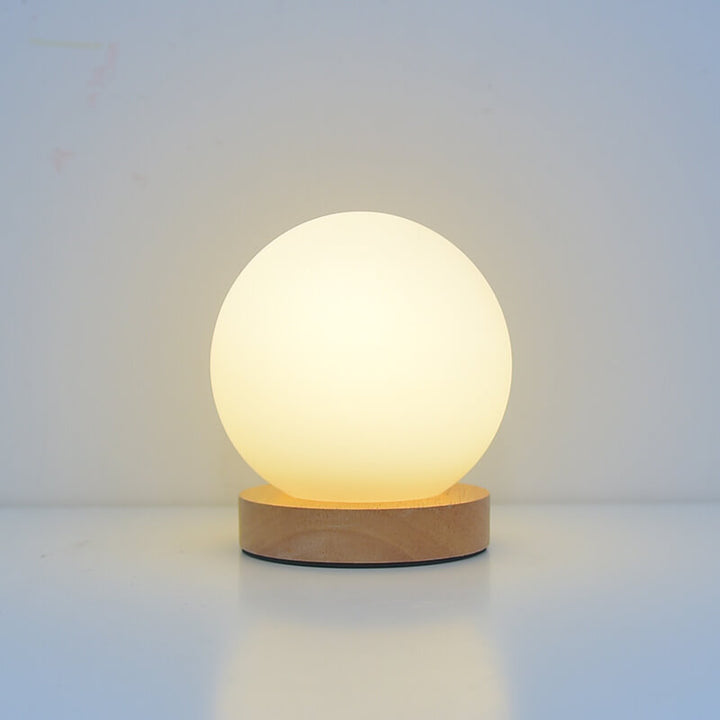 BowLift | LumoAura USB LED Table Lamp | Rechargeable | Warm Light | Minimalist Design for Home