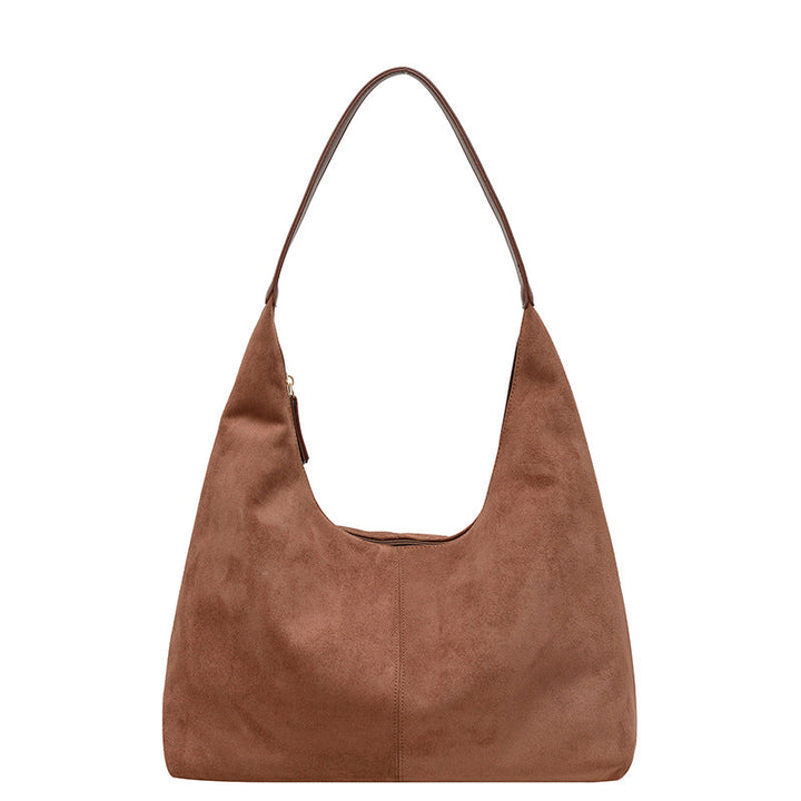 BowLift | Suede messenger bag with large capacity