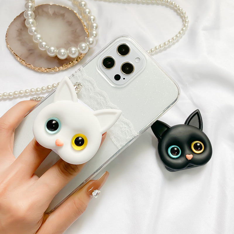 BowLift | 3D cute kitten phone holder with mini mirror