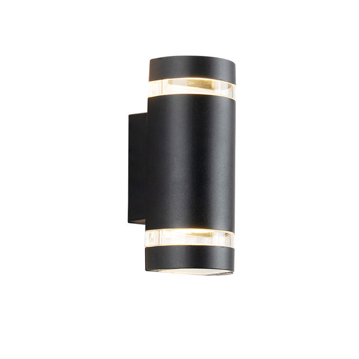 Contemporary Industrial Waterproof Aluminum Cylinder LED Up And Down Luminous Spotlight Wall Sconce Lamp For Outdoor Patio | Bowlift