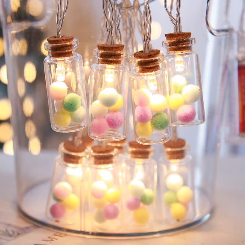BowLift | Christmas LED Wishing Bottle Tree Snow Battery Box Decorative String Light