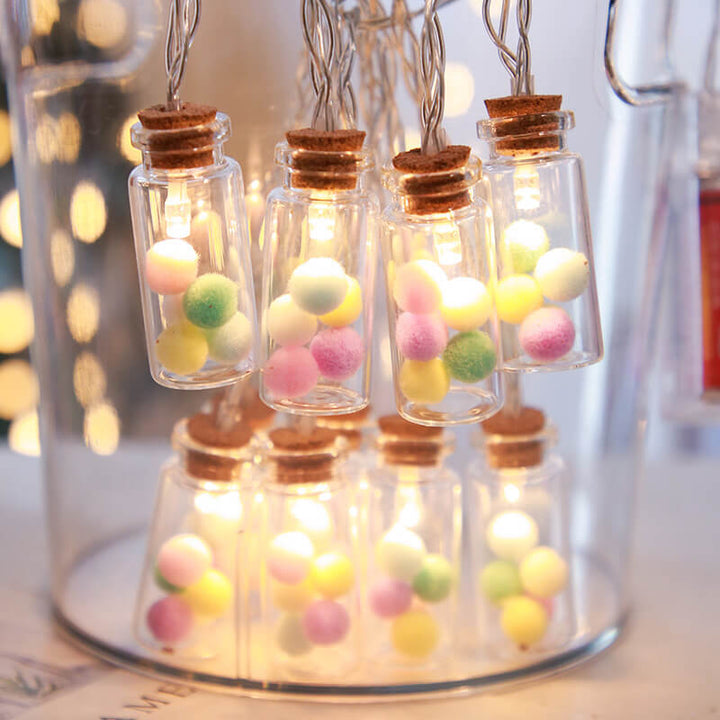 BowLift | Christmas LED Wishing Bottle Tree Snow Battery Box Decorative String Light