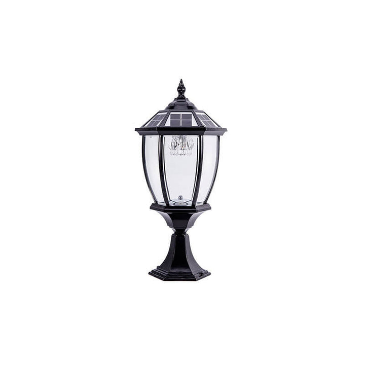 Outdoor Solar Waterproof Aluminum Glass 1-Light Lawn Landscape Light | Bowlift