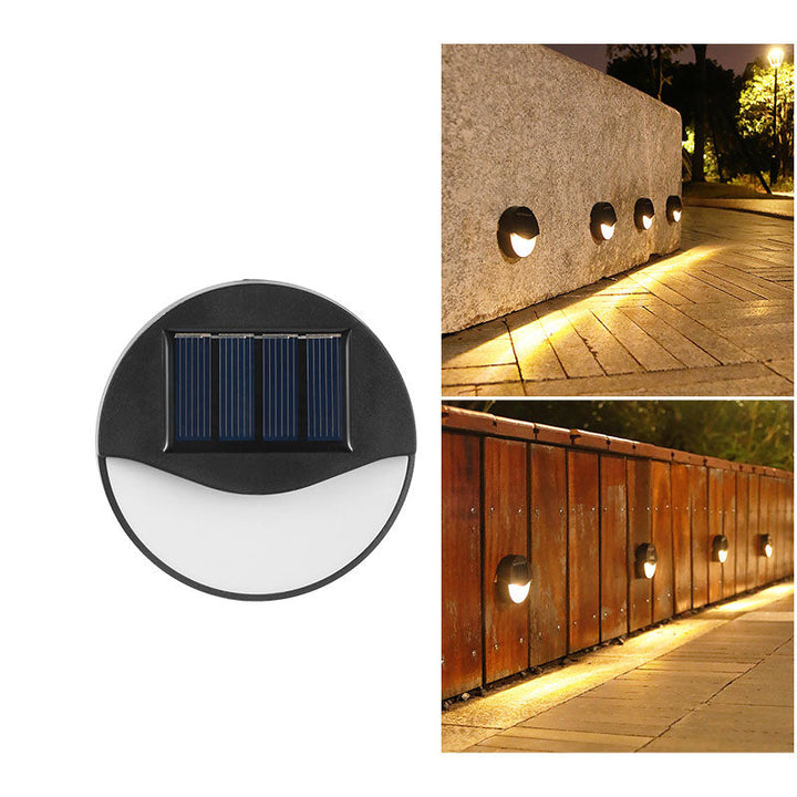Outdoor Solar Round Square LED Waterproof Patio Step Light | Bowlift