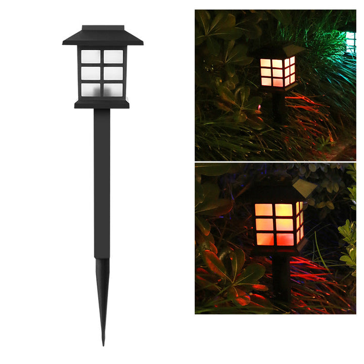 Traditional Rustic Waterproof Solar House ABS LED Outdoor Landscape Light For Garden | Bowlift