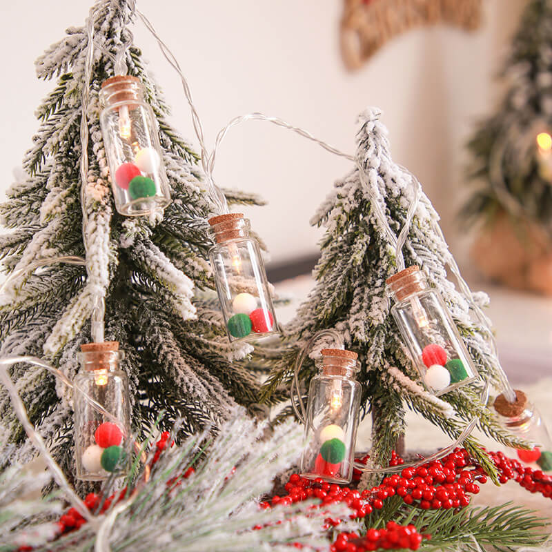 BowLift | Christmas LED Wishing Bottle Tree Snow Battery Box Decorative String Light