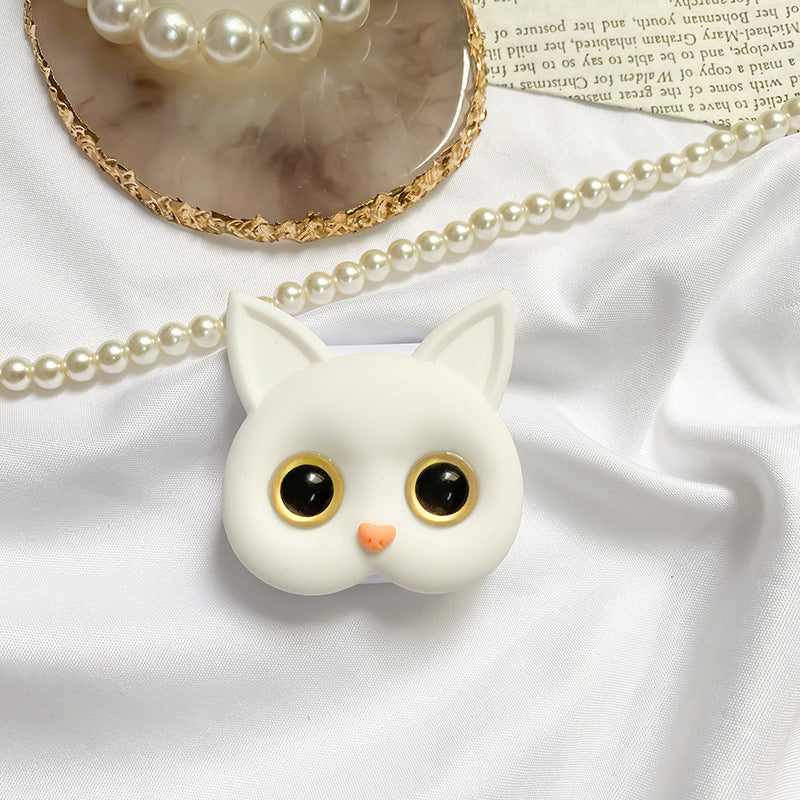 BowLift | 3D cute kitten phone holder with mini mirror