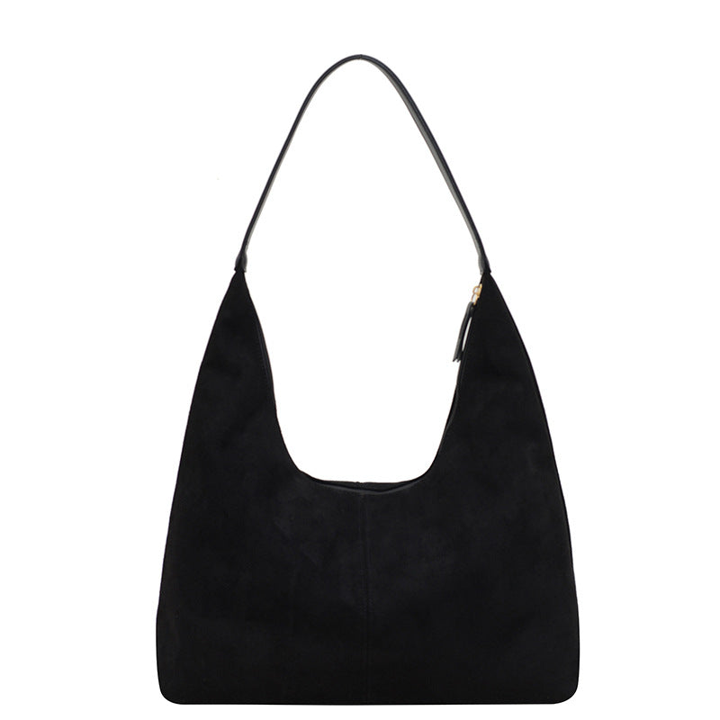 BowLift | Suede messenger bag with large capacity