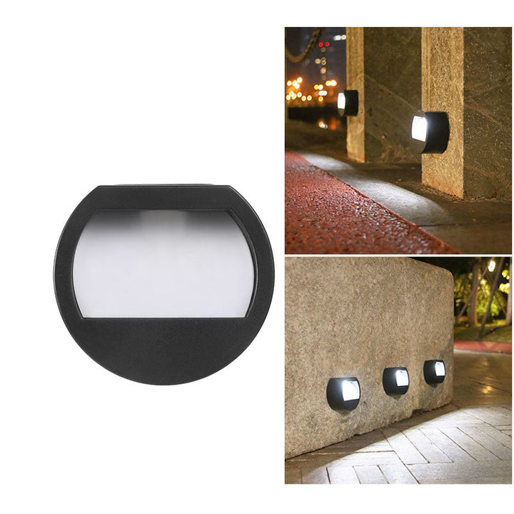 Outdoor Solar Round Square LED Waterproof Patio Step Light | Bowlift