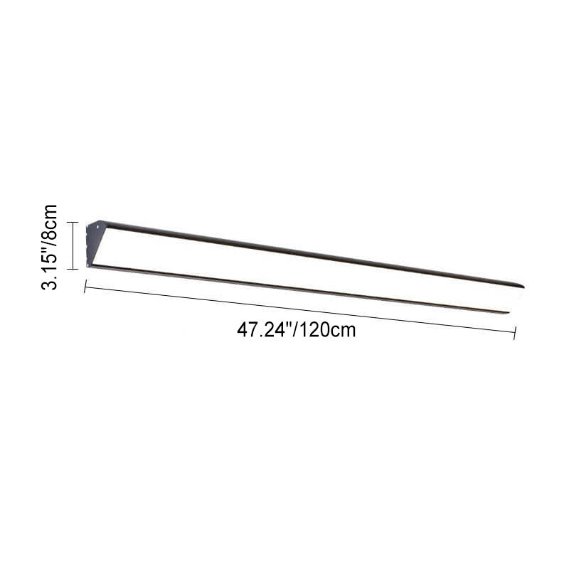 Modern Outdoor Long Bar Aluminum Acrylic Waterproof LED Wall Sconce Lamp | Bowlift