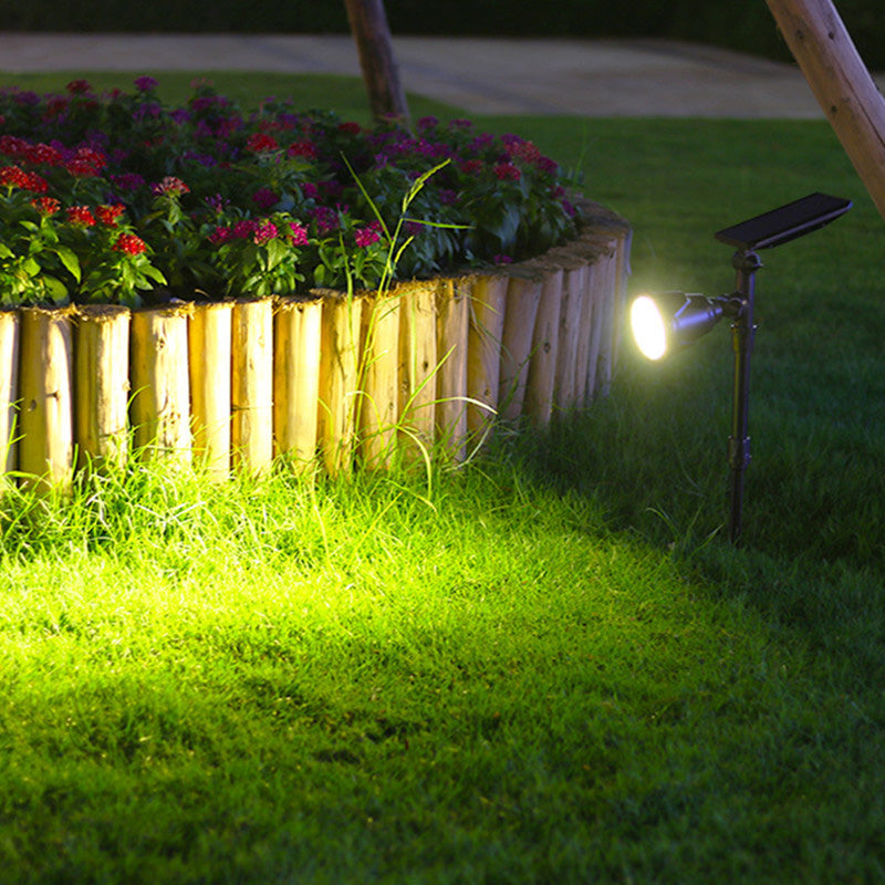 Contemporary Industrial ABS Solar Waterproof LED Spotlight Lawn Insert Light For Outdoor Patio | Bowlift