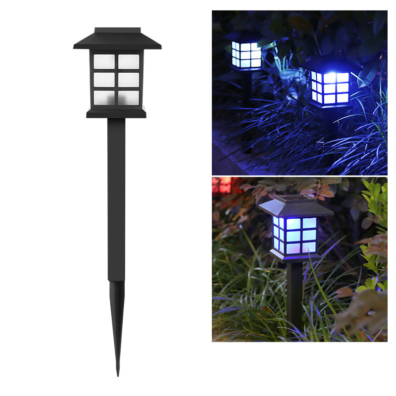 Traditional Rustic Waterproof Solar House ABS LED Outdoor Landscape Light For Garden | Bowlift