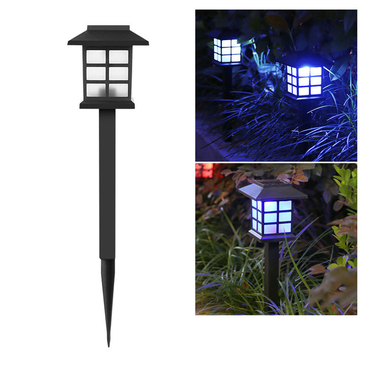 Traditional Rustic Waterproof Solar House ABS LED Outdoor Landscape Light For Garden | Bowlift