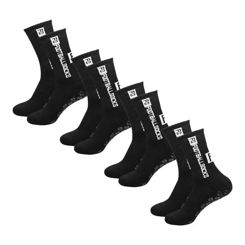 BowLift | 4 Pairs Soccer Socks Sports Grip Rubber Anti-slip Socks