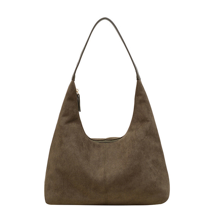 BowLift | Suede messenger bag with large capacity
