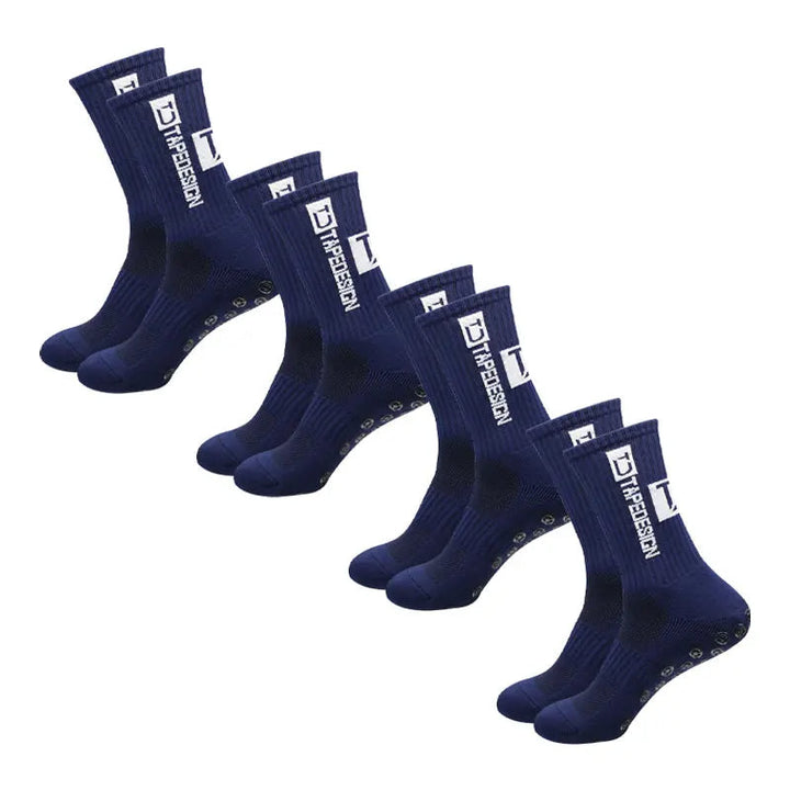 BowLift | 4 Pairs Soccer Socks Sports Grip Rubber Anti-slip Socks