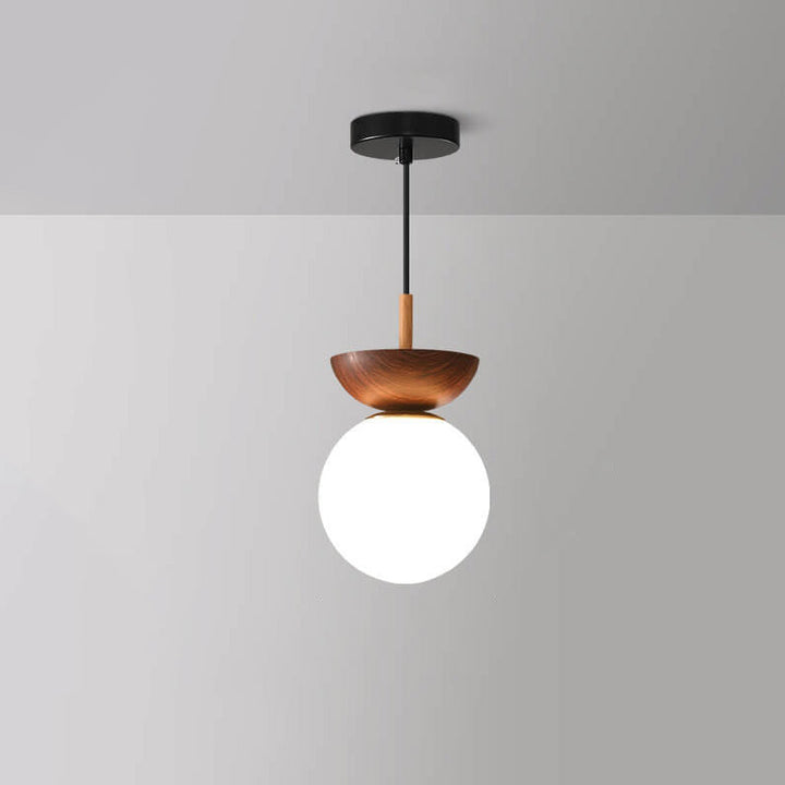 BowLift | LogLight | Japanese ceiling light with adjustable light