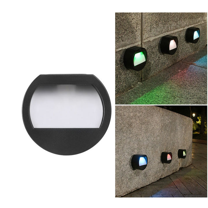 Outdoor Solar Round Square LED Waterproof Patio Step Light | Bowlift
