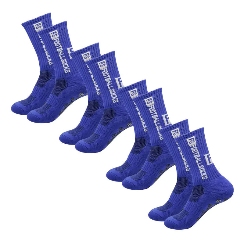 BowLift | 4 Pairs Soccer Socks Sports Grip Rubber Anti-slip Socks