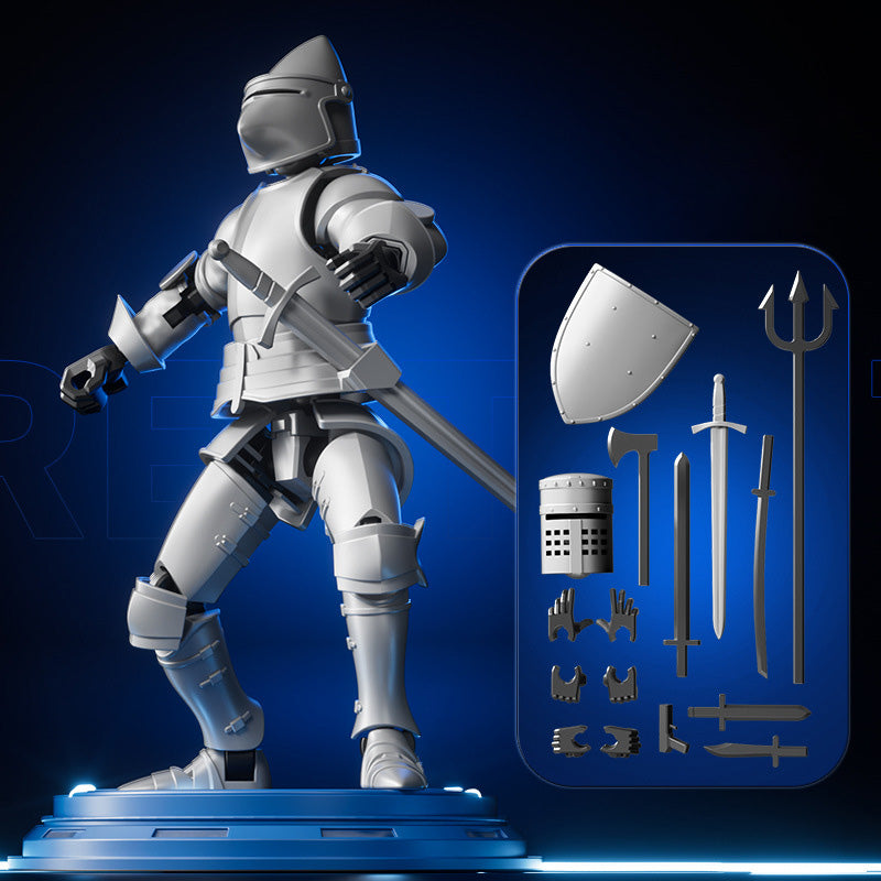BowLift | DIY Medieval Warrior Strong Magnetic Removable Articulated Doll