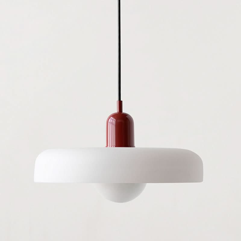 BowLift | Bauhaus Colored Glass Pendant Light