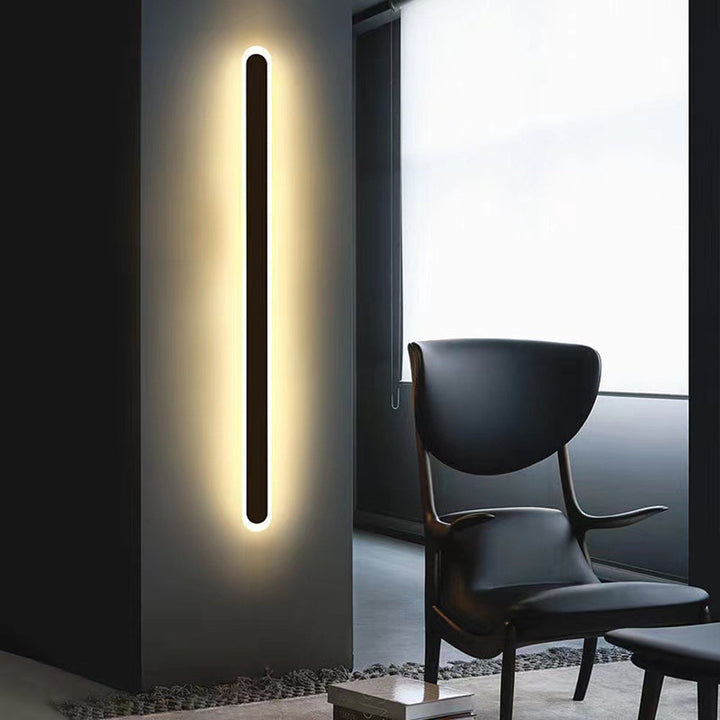 BowLift | Outdoor IP65 Waterproof Linear Wall Lamp | Minimalist Metal Design. Dimmable LED Options for Gardens & Patios