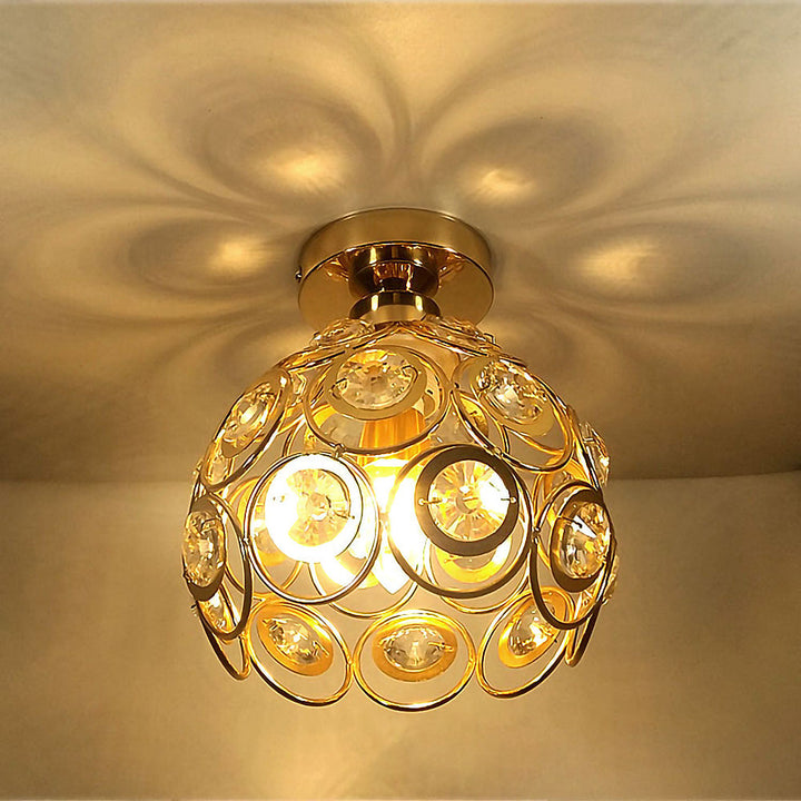 BowLift | Modern Luxury Round LED Ceiling Lamp made of Crystal Glass