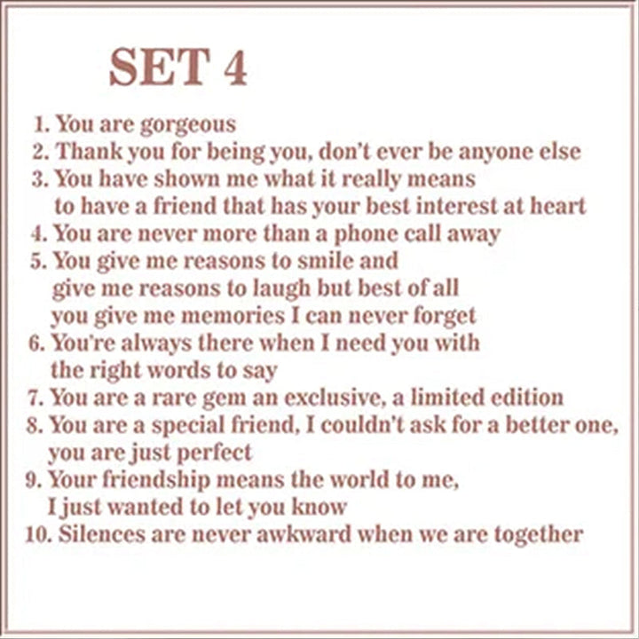 BowLift | "Reasons why you are my friend" Friendship gift
