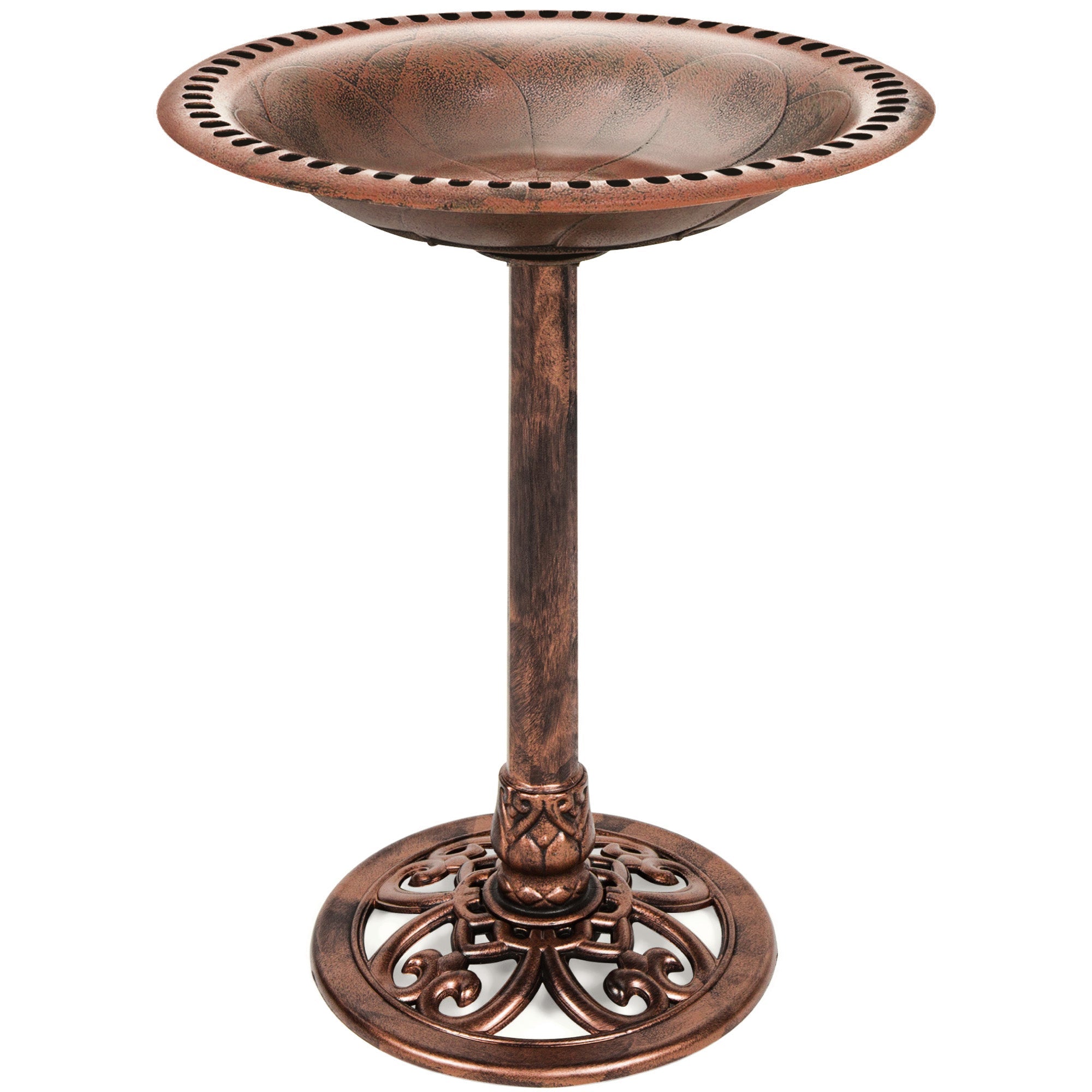 BowLift | Birdbath for the garden with Fleur-de-Lis decoration