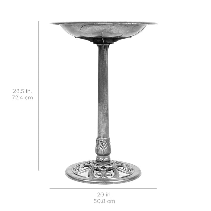 BowLift | Birdbath for the garden with Fleur-de-Lis decoration