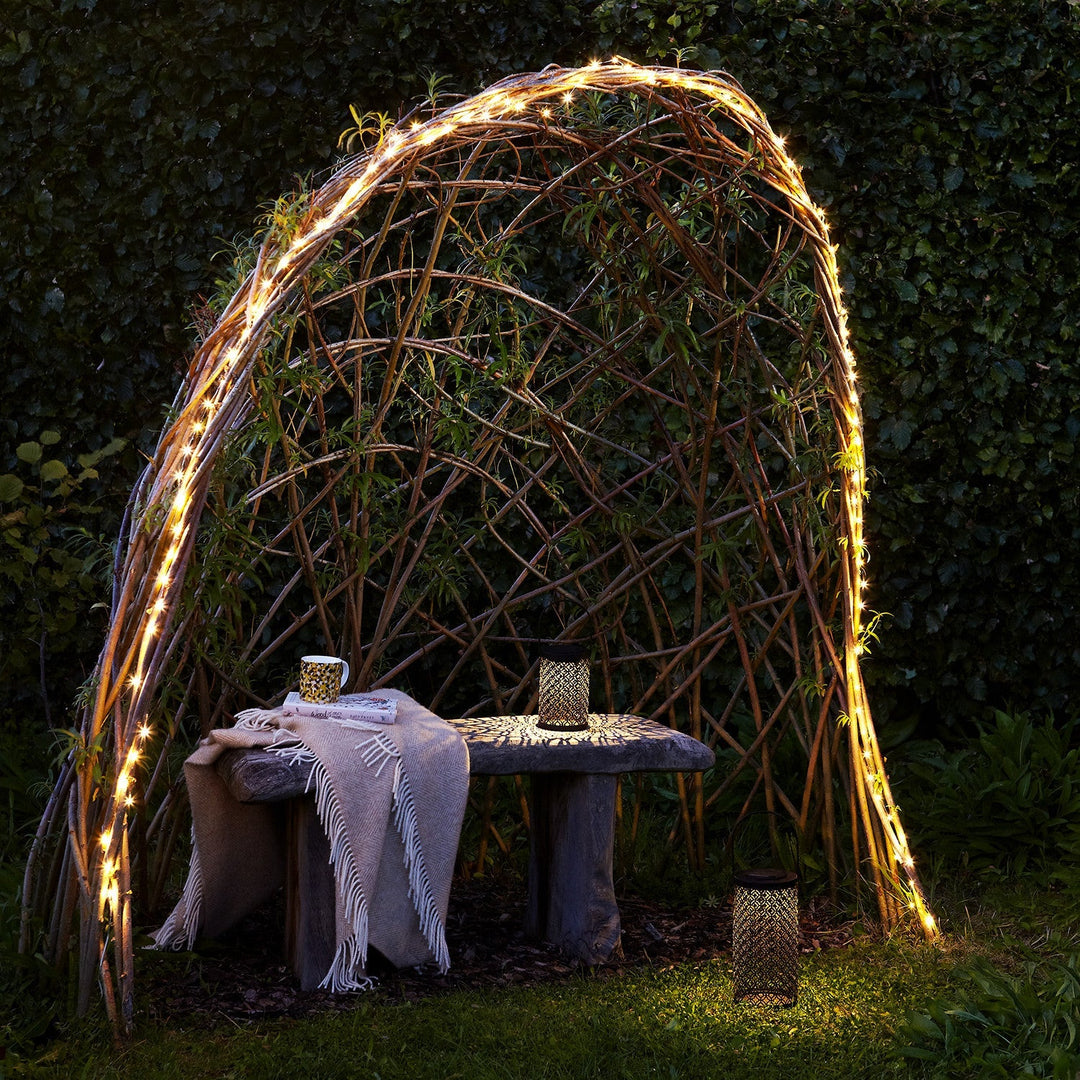 BowLift | 100er LED Micro Solar String Lights warm white