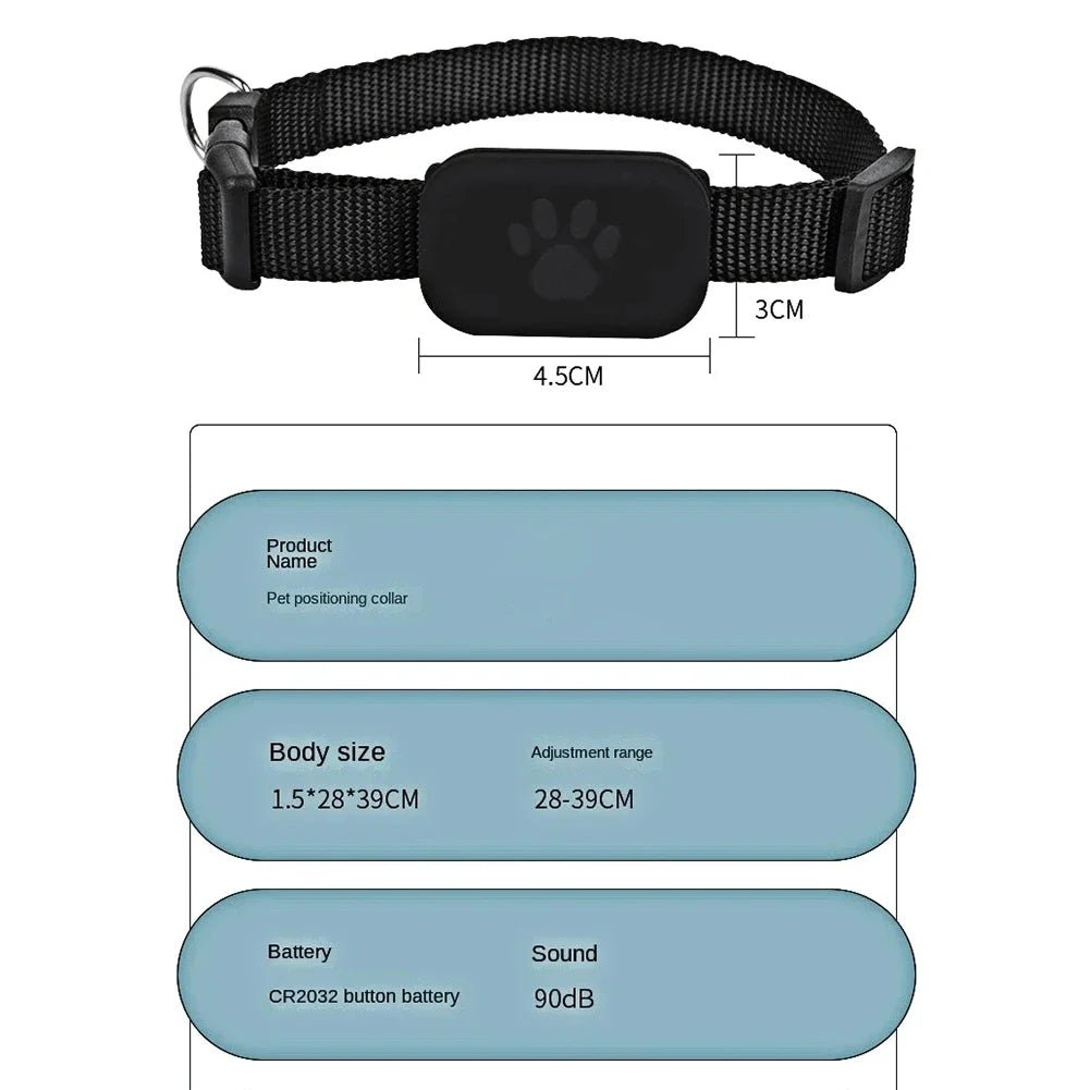 BowLift | Intelligent GPS Pet Tracker with Adjustable Collar for Dogs and Cats
