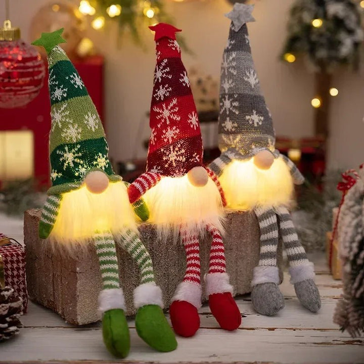 BowLift | Soft Plush Gnome with Gentle LED Lighting