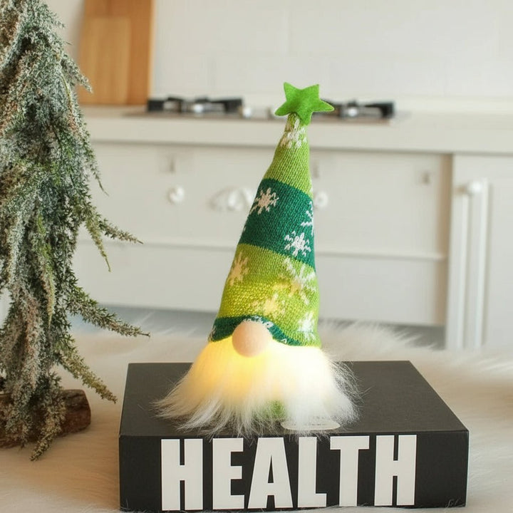 BowLift | Soft Plush Gnome with Gentle LED Lighting
